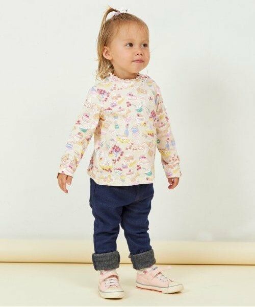 KP / ケーピー その他パンツ | KP(ケーピー)デニムニット裏シャギーパンツ(80～90) | 詳細6