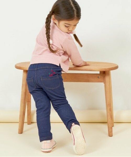 KP / ケーピー その他パンツ | KP(ケーピー)デニムニット裏シャギーパンツ(80～90) | 詳細8