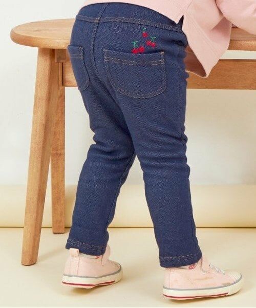 KP / ケーピー その他パンツ | KP(ケーピー)デニムニット裏シャギーパンツ(80～90) | 詳細9