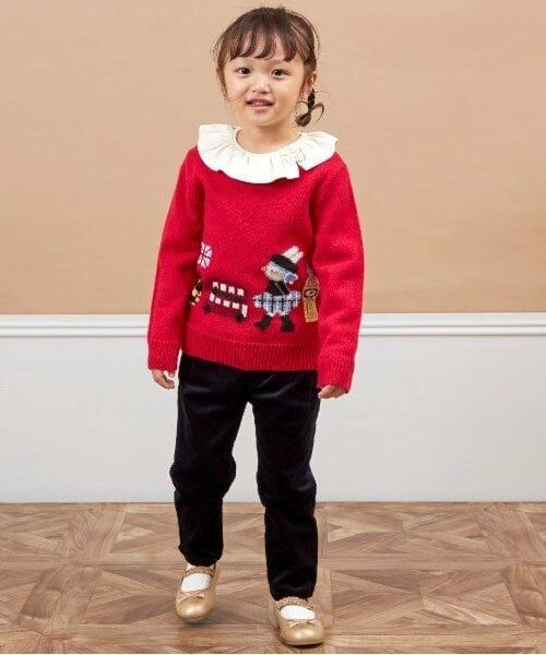 KP / ケーピー その他パンツ | KP(ケーピー)ストレッチコーデュロイテーパードパンツ(110～140) | 詳細14