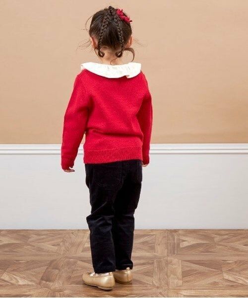 KP / ケーピー その他パンツ | KP(ケーピー)ストレッチコーデュロイテーパードパンツ(110～140) | 詳細15