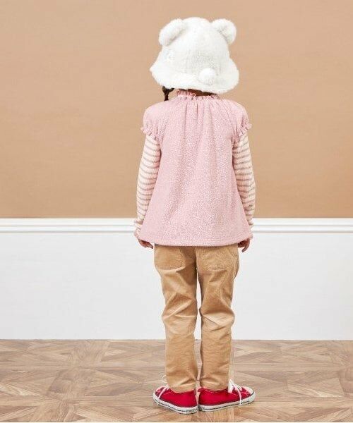 KP / ケーピー その他パンツ | KP(ケーピー)ストレッチコーデュロイテーパードパンツ(110～140) | 詳細8