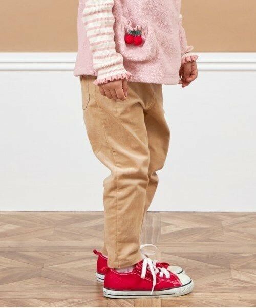 KP / ケーピー その他パンツ | KP(ケーピー)ストレッチコーデュロイテーパードパンツ(110～140) | 詳細9