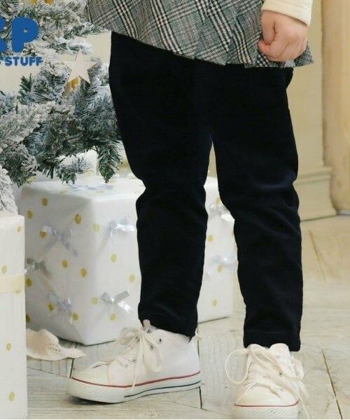KP / ケーピー その他パンツ | KP(ケーピー)ストレッチコーデュロイテーパードパンツ(110～140)（紺）