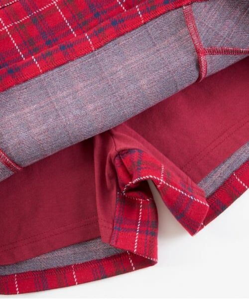 KP / ケーピー ショート・ハーフ・半端丈パンツ | KP(ケーピー)チェックスカート風キュロット(90～140) | 詳細19