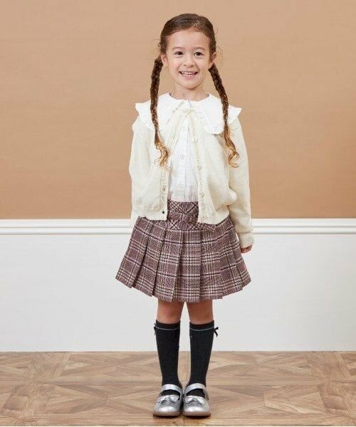 KP / ケーピー ミニ・ひざ丈スカート | KP(ケーピー)チェックプリーツスカート(110～140) | 詳細6