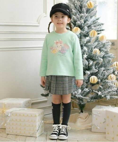 KP / ケーピー ミニ・ひざ丈スカート | KP(ケーピー)チェックプリーツスカート(110～140) | 詳細7