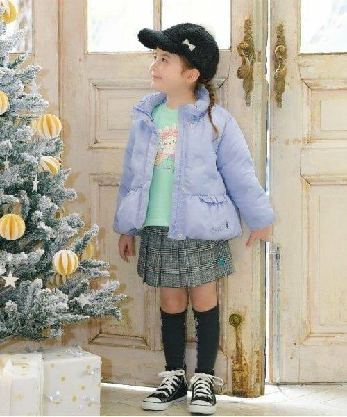 KP / ケーピー ミニ・ひざ丈スカート | KP(ケーピー)チェックプリーツスカート(110～140) | 詳細9