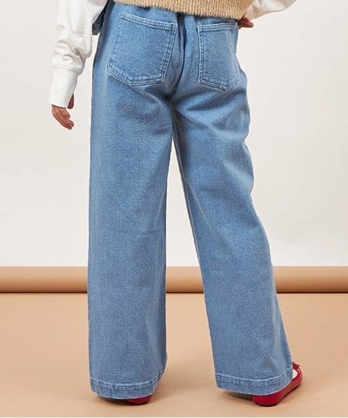 KP / ケーピー その他パンツ | troislapins(トロワラパン)移動ポケット付きデニムパンツ(140~160) | 詳細11