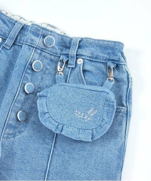 KP / ケーピー その他パンツ | troislapins(トロワラパン)移動ポケット付きデニムパンツ(140~160) | 詳細18