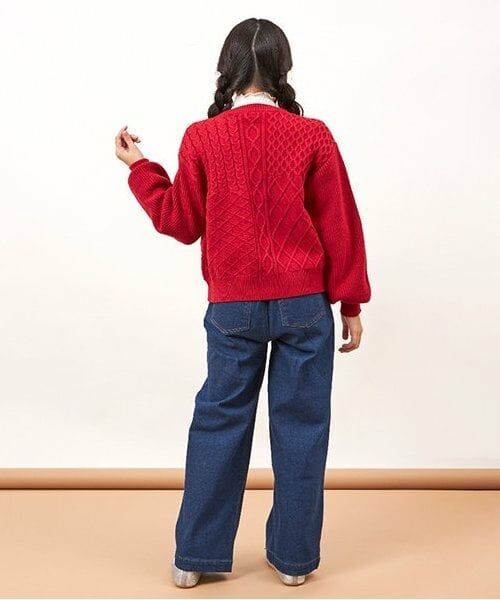 KP / ケーピー その他パンツ | troislapins(トロワラパン)移動ポケット付きデニムパンツ(140~160) | 詳細2