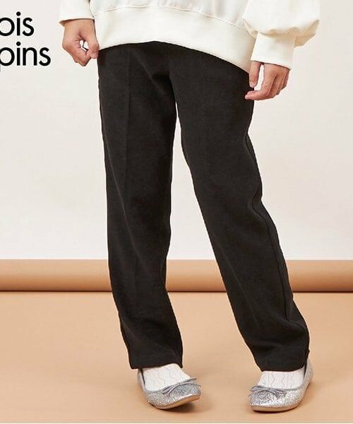 KP / ケーピー その他パンツ | troislapins(トロワラパン)ストレッチツイルパンツ(140~160)(黒)