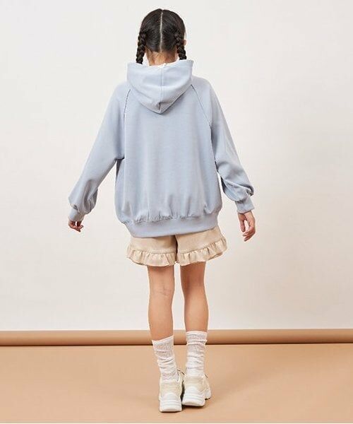 KP / ケーピー ショート・ハーフ・半端丈パンツ | troislapins(トロワラパン)ストレッチスウェードショートパンツ(140~160) | 詳細4