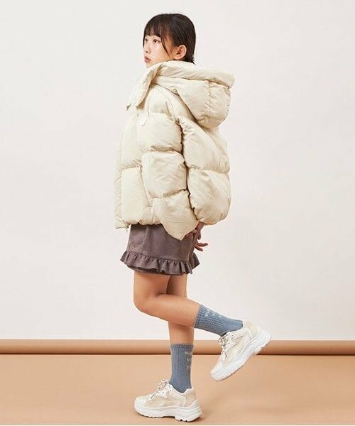 KP / ケーピー ショート・ハーフ・半端丈パンツ | troislapins(トロワラパン)ストレッチスウェードショートパンツ(140~160) | 詳細9