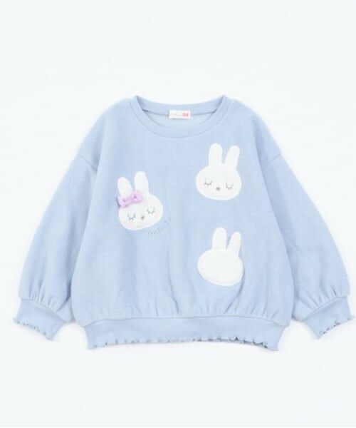 KP / ケーピー スウェット | KP(ケーピー)ボアmimiアップリケブークレトレーナー(80～120) | 詳細2