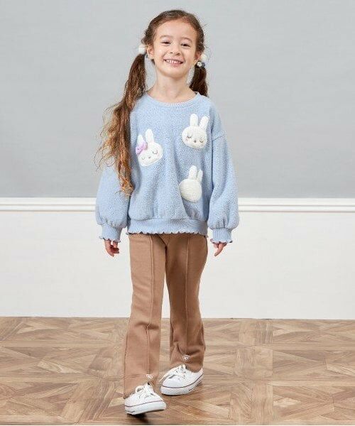 KP / ケーピー スウェット | KP(ケーピー)ボアmimiアップリケブークレトレーナー(80～120) | 詳細5