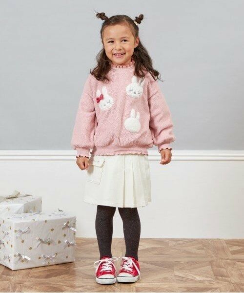 KP / ケーピー スウェット | KP(ケーピー)ボアmimiアップリケブークレトレーナー(80～120) | 詳細7