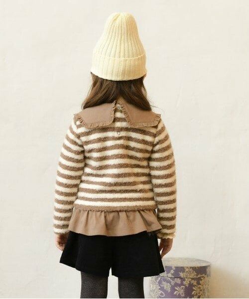 KP / ケーピー その他トップス | KP(ケーピー)衿付きボーダーチュニック(110~140) | 詳細6