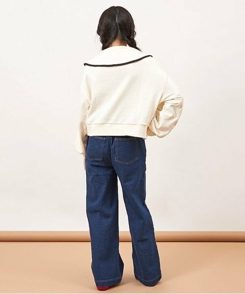 KP / ケーピー スウェット | troislapins(トロワラパン)ビッグカラートレーナー(140～160) | 詳細2