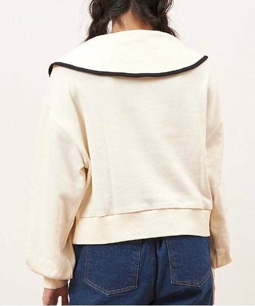 KP / ケーピー スウェット | troislapins(トロワラパン)ビッグカラートレーナー(140～160) | 詳細4