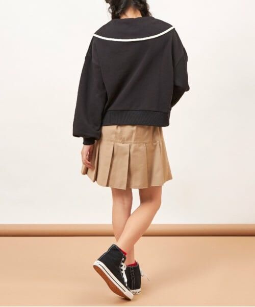 KP / ケーピー スウェット | troislapins(トロワラパン)ビッグカラートレーナー(140～160) | 詳細6
