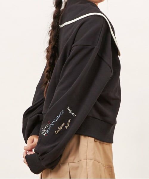 KP / ケーピー スウェット | troislapins(トロワラパン)ビッグカラートレーナー(140～160) | 詳細7
