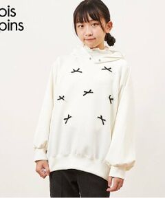 KP / ケーピー スウェット | troislapins(トロワラパン)フードツキリボントレーナー(140～160)