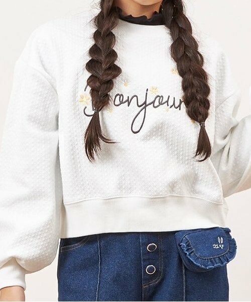 KP / ケーピー トップス | troislapins(トロワラパン)Ｔシャツ＆トレーナーセット(140～160) | 詳細9