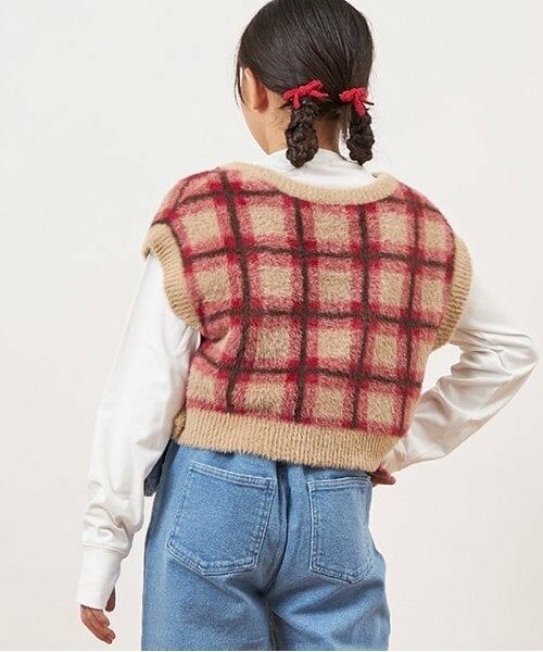 KP / ケーピー Tシャツ | troislapins(トロワラパン)ウォッシャブルベスト＆Ｔシャツセット(140～160) | 詳細3