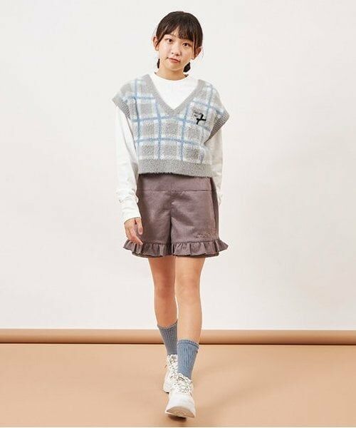 KP / ケーピー Tシャツ | troislapins(トロワラパン)ウォッシャブルベスト＆Ｔシャツセット(140～160) | 詳細4