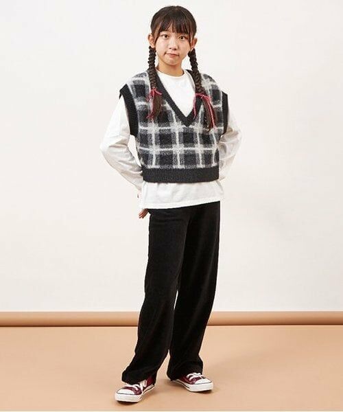 KP / ケーピー Tシャツ | troislapins(トロワラパン)ウォッシャブルベスト＆Ｔシャツセット(140～160) | 詳細7