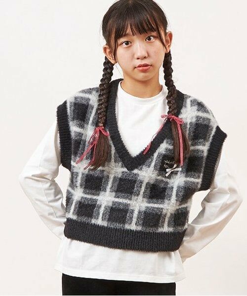 KP / ケーピー Tシャツ | troislapins(トロワラパン)ウォッシャブルベスト＆Ｔシャツセット(140～160) | 詳細8