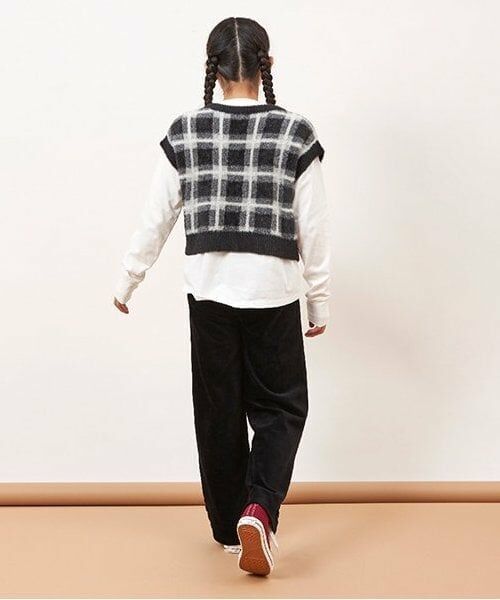 KP / ケーピー Tシャツ | troislapins(トロワラパン)ウォッシャブルベスト＆Ｔシャツセット(140～160) | 詳細9