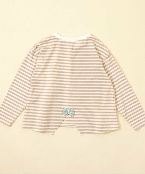 KP / ケーピー Tシャツ | KP coucou?(ケーピーククー)ワンポイント刺繍長袖ボーダーTシャツ(80～140) | 詳細13