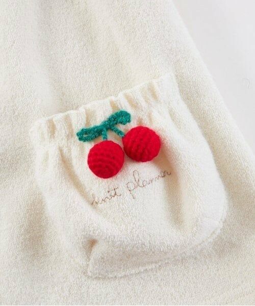 KP / ケーピー ダウンジャケット・ベスト | KP(ケーピー)チェリーモチーフブークレベスト(80～120) | 詳細14