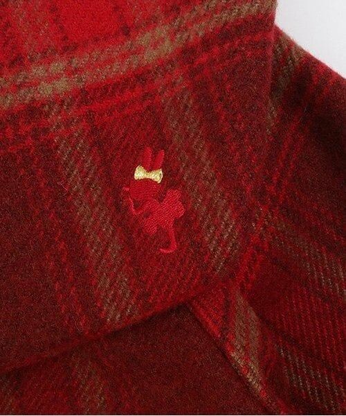 KP / ケーピー その他アウター | KP(ケーピー)ビッグカラーウールチェックコート(90～130) | 詳細16