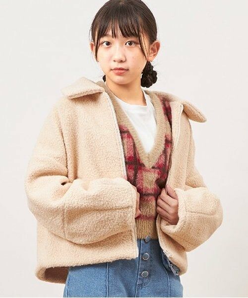 KP / ケーピー ブルゾン | troislapins(トロワラパン)ブークレーブルゾン(140～160) | 詳細3