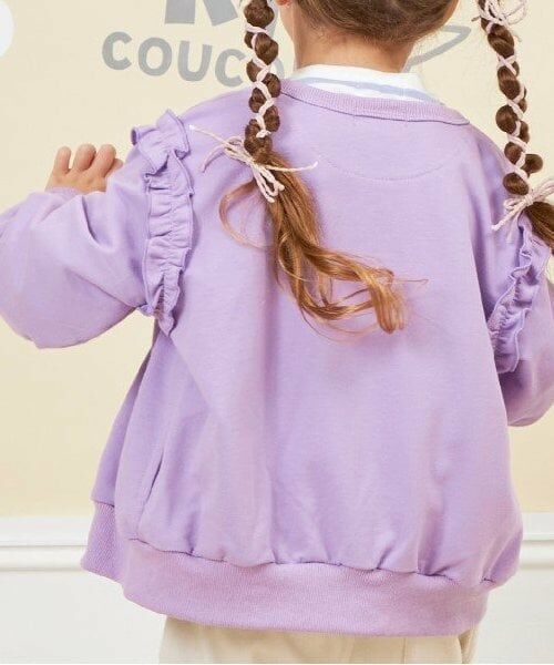 KP / ケーピー カーディガン・ボレロ | KP coucou?(ケーピーククー) 肩フリルカーディガン(80～140) | 詳細3