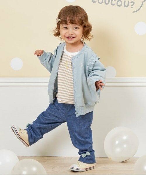 KP / ケーピー カーディガン・ボレロ | KP coucou?(ケーピーククー) 肩フリルカーディガン(80～140) | 詳細7