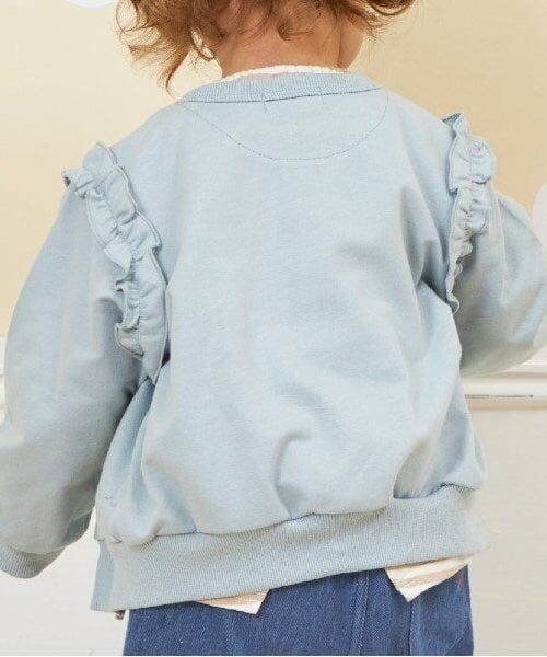 KP / ケーピー カーディガン・ボレロ | KP coucou?(ケーピーククー) 肩フリルカーディガン(80～140) | 詳細8