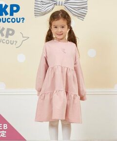KP / ケーピー ミニ丈・ひざ丈ワンピース | KP coucou?(ケーピーククー)ふんわりワンピース(90～140)