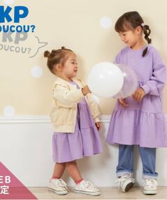 KP / ケーピー ミニ丈・ひざ丈ワンピース | KP coucou?(ケーピーククー)ふんわりワンピース(90～140)