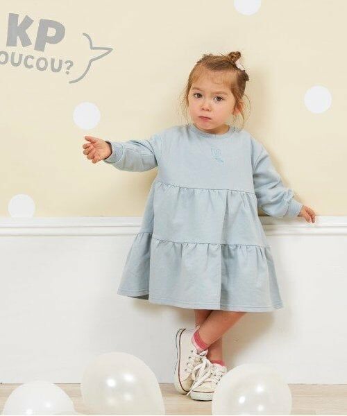 KP / ケーピー ミニ丈・ひざ丈ワンピース | KP coucou?(ケーピーククー)ふんわりワンピース(90～140) | 詳細8