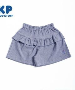 KP / ケーピー ショート・ハーフ・半端丈パンツ | KP(ケーピー)フリル切り替えキュロット90