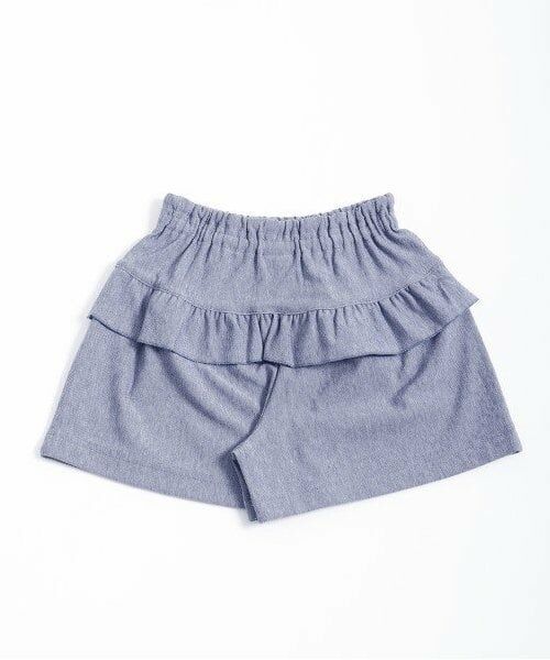 KP / ケーピー ショート・ハーフ・半端丈パンツ | KP(ケーピー)フリル切り替えキュロット90 | 詳細1