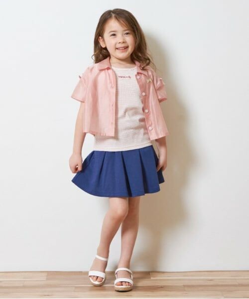 KP / ケーピー シャツ・ブラウス | KP(ケーピー)シアーシャツ＆ボーダータンクトップセット | 詳細6