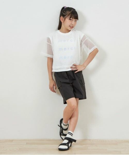 KP / ケーピー Tシャツ | troislapins(トロワラパン)メッシュ＆フレンチTシャツセット | 詳細1