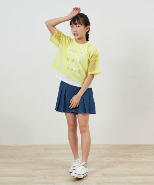 KP / ケーピー Tシャツ | troislapins(トロワラパン)メッシュ＆フレンチTシャツセット | 詳細8
