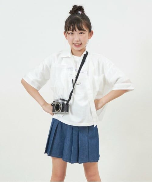 KP / ケーピー Tシャツ | troislapins(トロワラパン)シアーシャツ＆半袖Tシャツセット | 詳細5