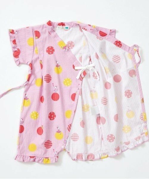 KP / ケーピー 着物・浴衣・小物類 | KP(ケーピー)ドット柄＆mimiちゃん甚平オール(Free) | 詳細3